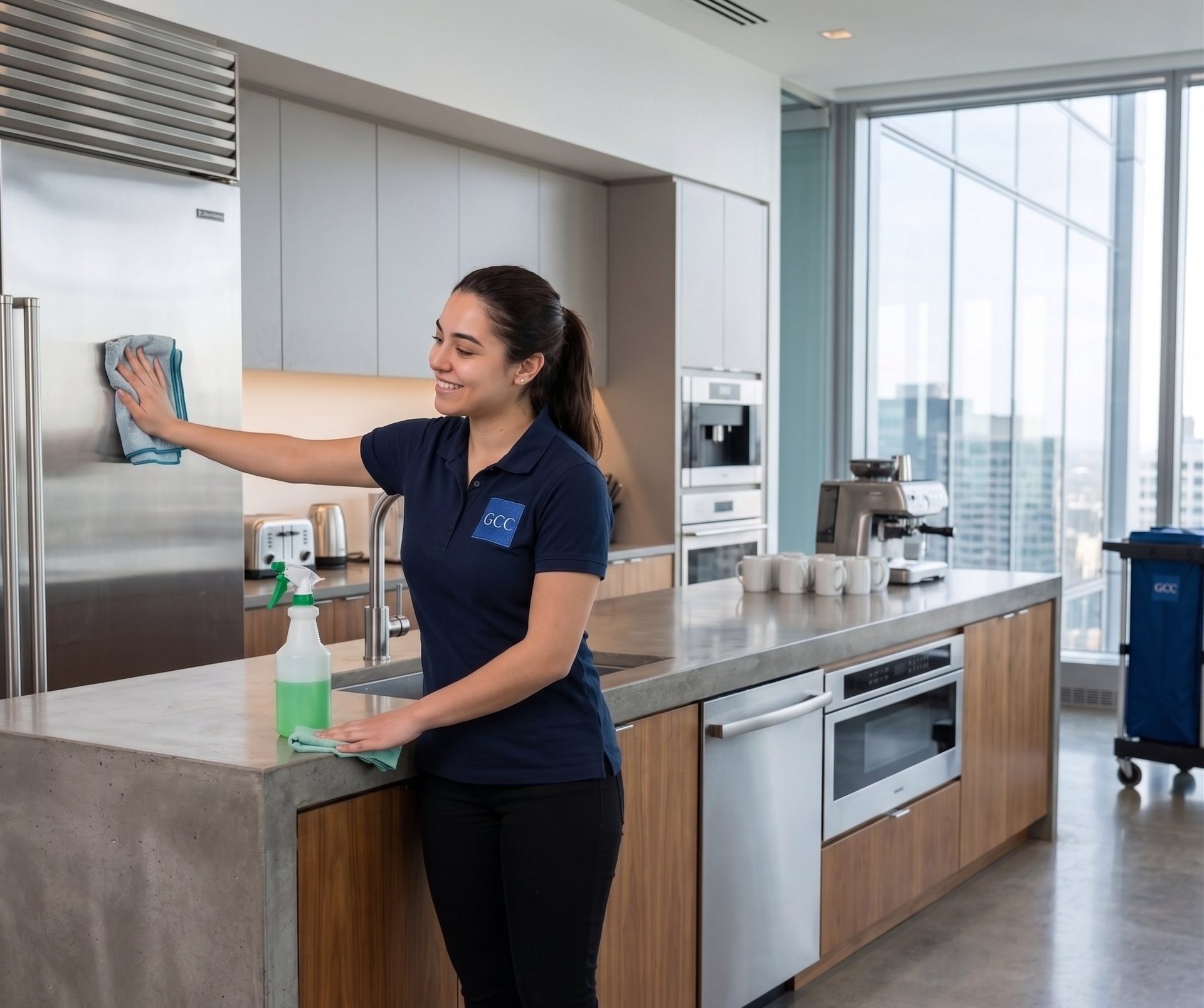 Nettoyage de cuisine de bureau dans établissement agroalimentaire à Saint-Hyacinthe